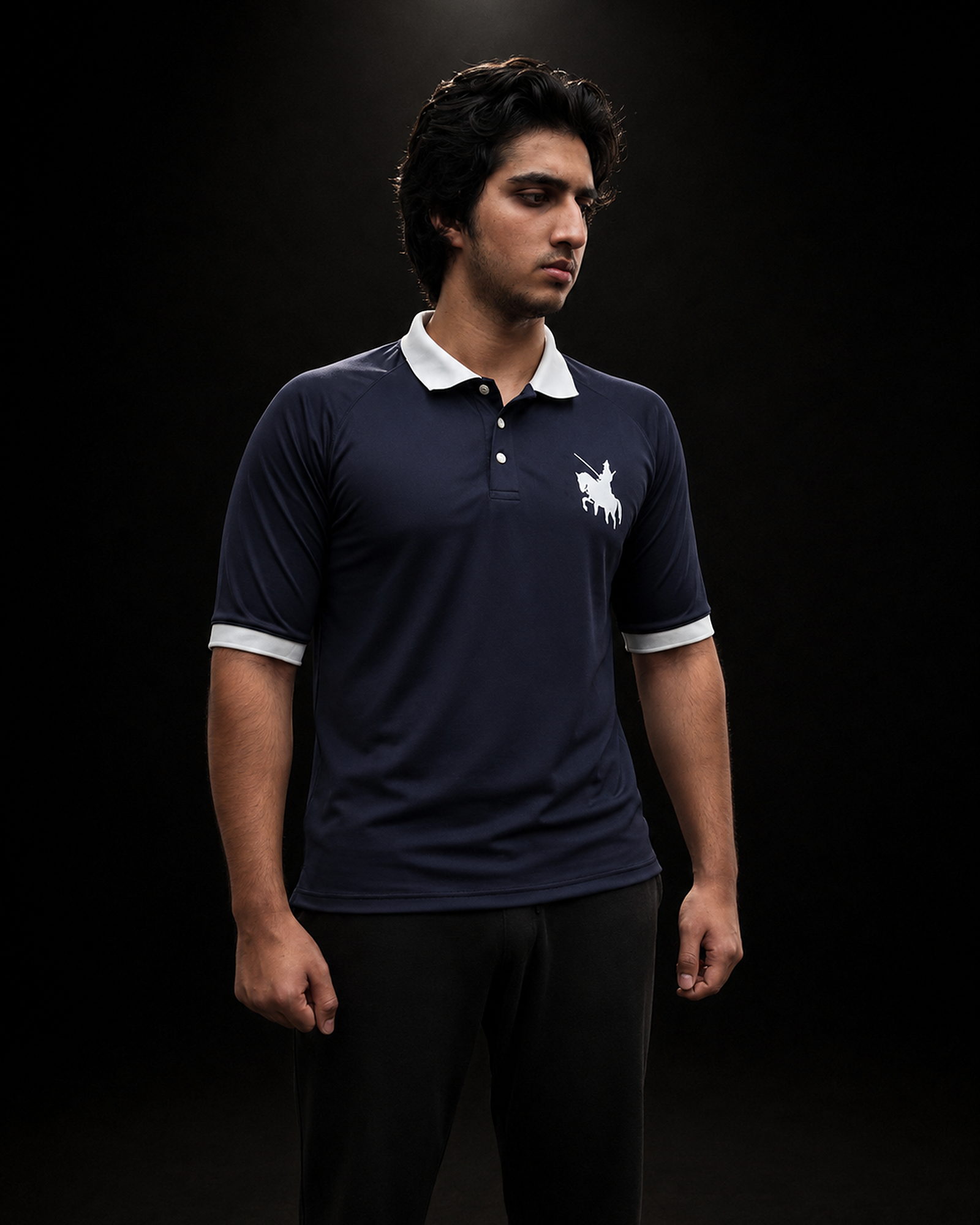 The Lancer — Navy · Front