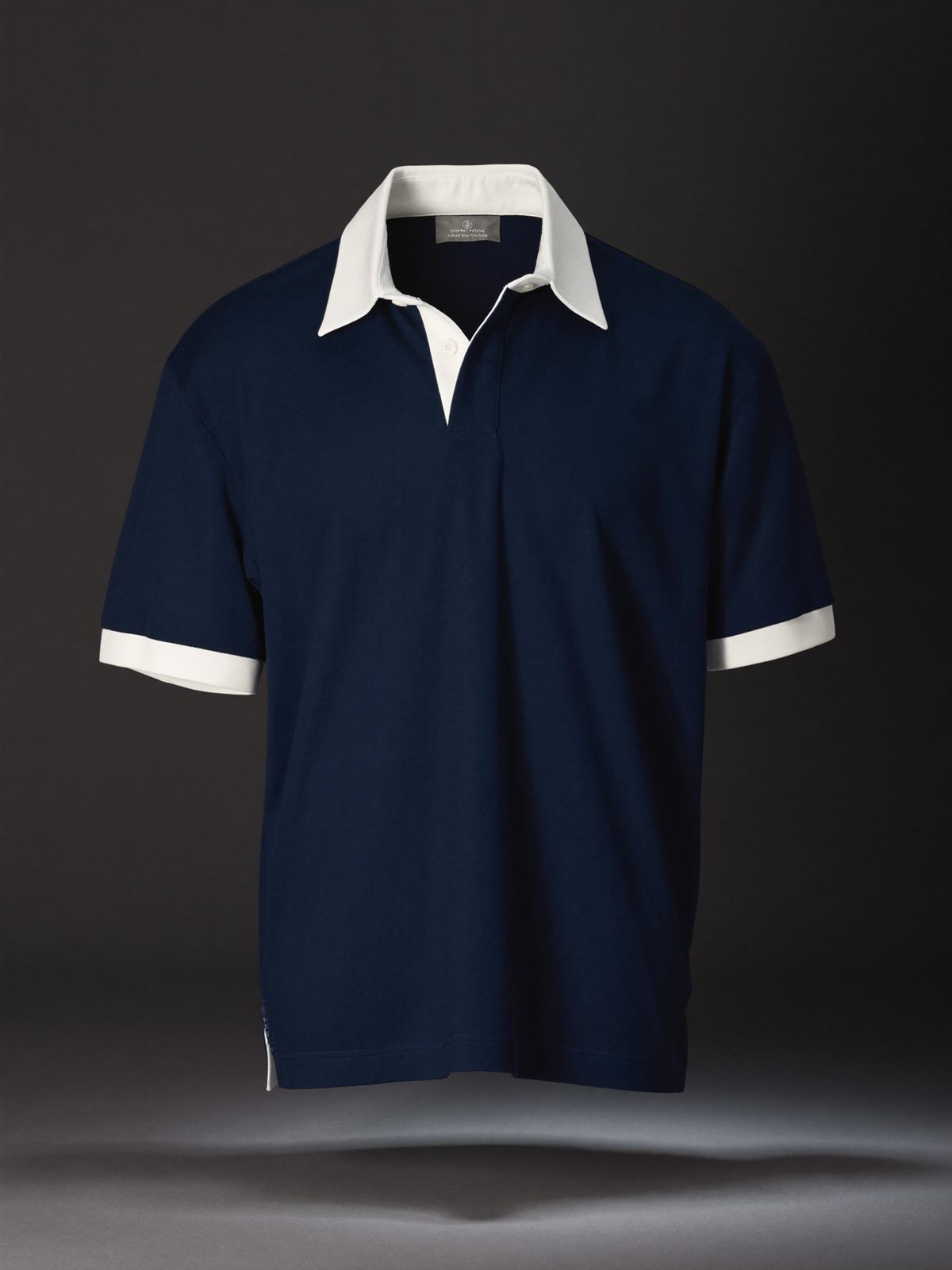 Performance Polo — Navy · Front