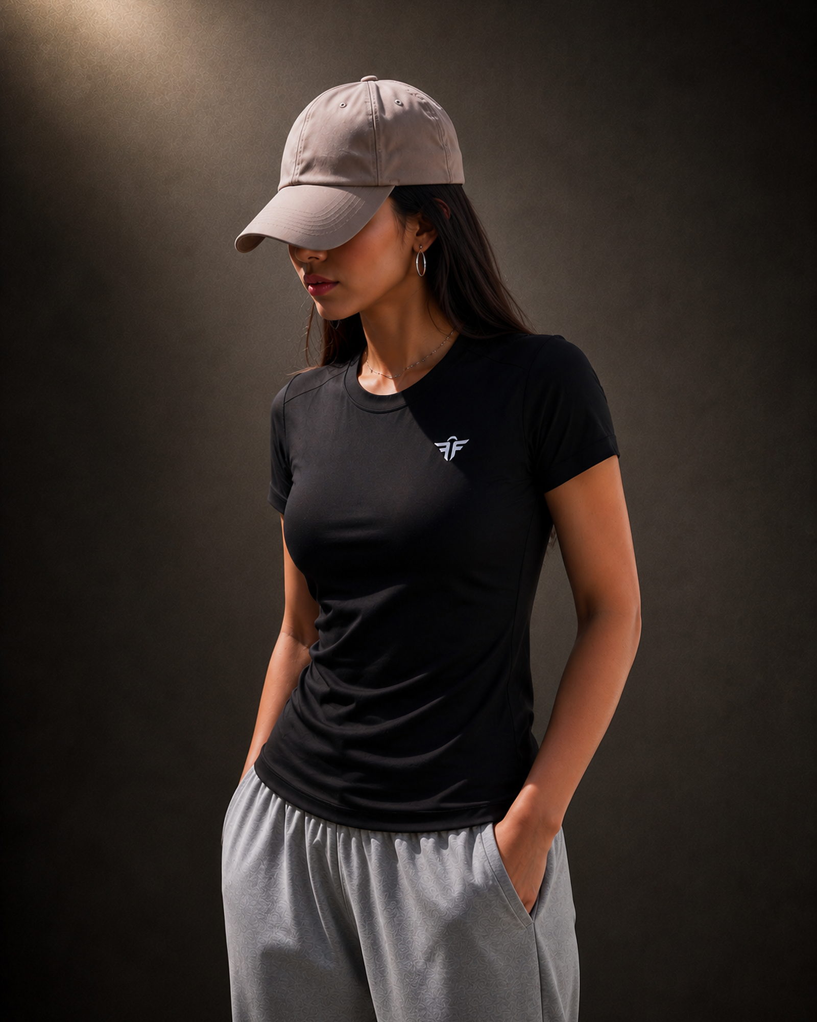 Eclipse Top — Black · Side